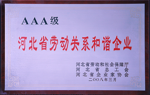 企業(yè)榮譽(yù)證書